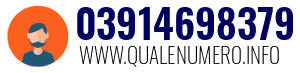 Numero di telefono 03914698379 03914698379