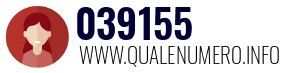 Numero di telefono 039155 039155