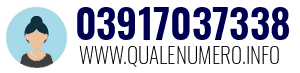 Numero di telefono 03917037338 03917037338