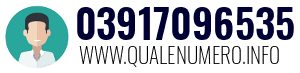 Numero di telefono 03917096535 03917096535