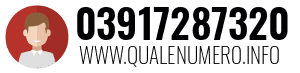 Numero di telefono 03917287320 03917287320