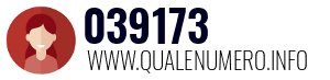Numero di telefono 039173 039173