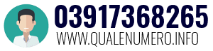 Numero di telefono 03917368265 03917368265