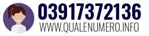 Numero di telefono 03917372136 03917372136