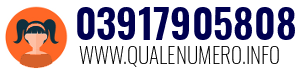 Numero di telefono 03917905808 03917905808