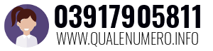 Numero di telefono 03917905811 03917905811