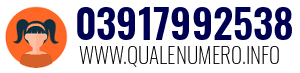 Numero di telefono 03917992538 03917992538