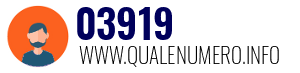 Numero di telefono 03919 03919