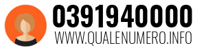 Numero di telefono 0391940000 0391940000