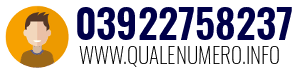 Numero di telefono 03922758237 03922758237