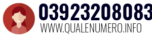 Numero di telefono 03923208083 03923208083