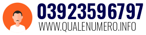 Numero di telefono 03923596797 03923596797