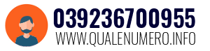 Numero di telefono 039236700955 039236700955