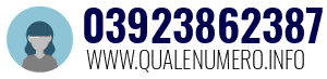 Numero di telefono 03923862387 03923862387