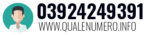 Numero di telefono 03924249391 03924249391