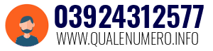 Numero di telefono 03924312577 03924312577