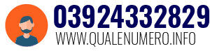 Numero di telefono 03924332829 03924332829