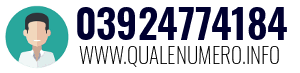 Numero di telefono 03924774184 03924774184