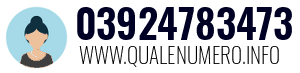Numero di telefono 03924783473 03924783473