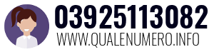 Numero di telefono 03925113082 03925113082