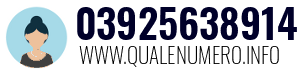 Numero di telefono 03925638914 03925638914