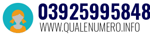Numero di telefono 03925995848 03925995848