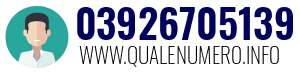 Numero di telefono 03926705139 03926705139