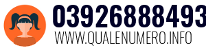 Numero di telefono 03926888493 03926888493