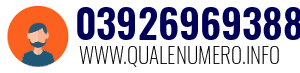 Numero di telefono 03926969388 03926969388
