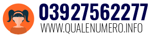 Numero di telefono 03927562277 03927562277