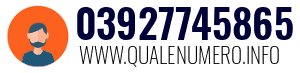 Numero di telefono 03927745865 03927745865