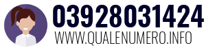 Numero di telefono 03928031424 03928031424
