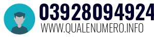 Numero di telefono 03928094924 03928094924