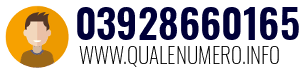 Numero di telefono 03928660165 03928660165