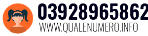 Numero di telefono 03928965862 03928965862