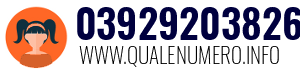 Numero di telefono 03929203826 03929203826