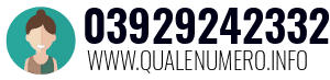 Numero di telefono 03929242332 03929242332