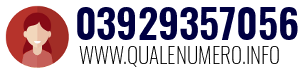 Numero di telefono 03929357056 03929357056