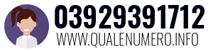 Numero di telefono 03929391712 03929391712