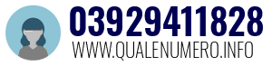 Numero di telefono 03929411828 03929411828