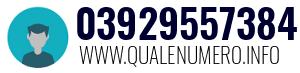 Numero di telefono 03929557384 03929557384