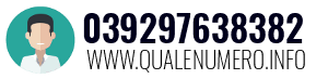 Numero di telefono 039297638382 039297638382