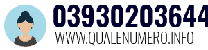 Numero di telefono 03930203644 03930203644