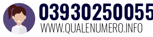 Numero di telefono 03930250055 03930250055