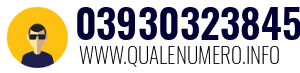 Numero di telefono 03930323845 03930323845