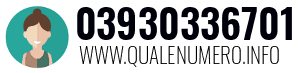 Numero di telefono 03930336701 03930336701