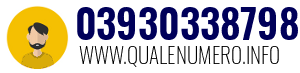 Numero di telefono 03930338798 03930338798