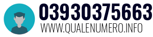 Numero di telefono 03930375663 03930375663