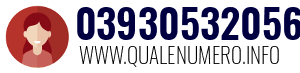Numero di telefono 03930532056 03930532056