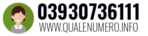 Numero di telefono 03930736111 03930736111